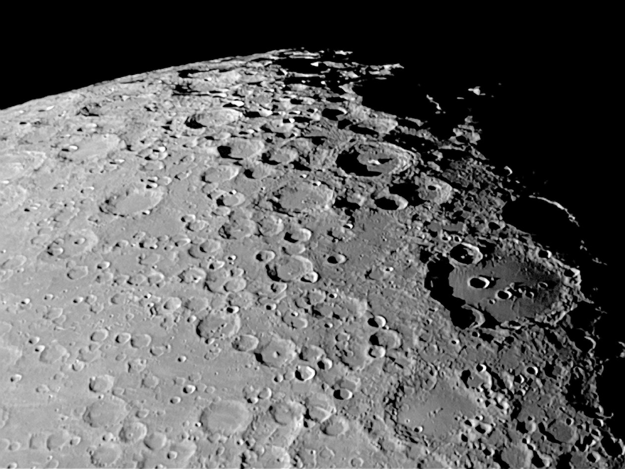 Moretus ve Clavius kraterleri by Unbekannt