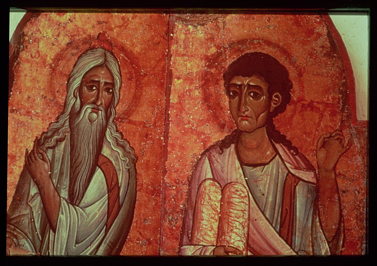 Yasa Levhaları ile Musa, 6. yüzyıl (fresk) by Unbekannter Künstler