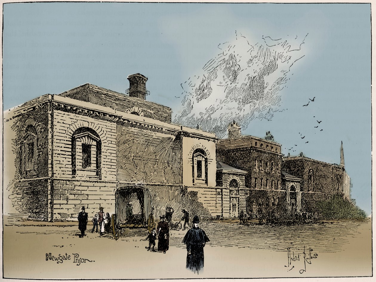 Newgate Hapishanesi, Londra by Unbekannter Künstler