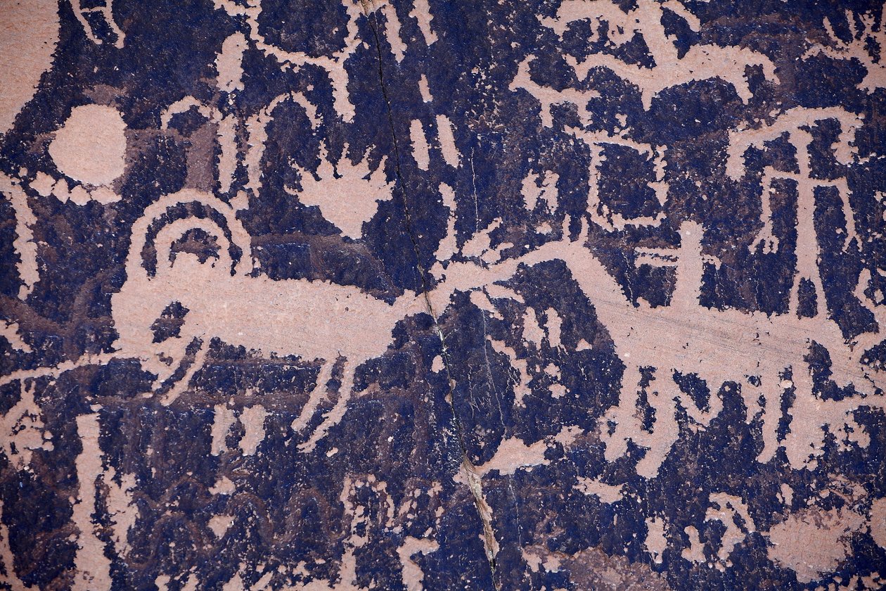 Haber Kağıt Kaya. Navajo kabilelerinin ve Utah