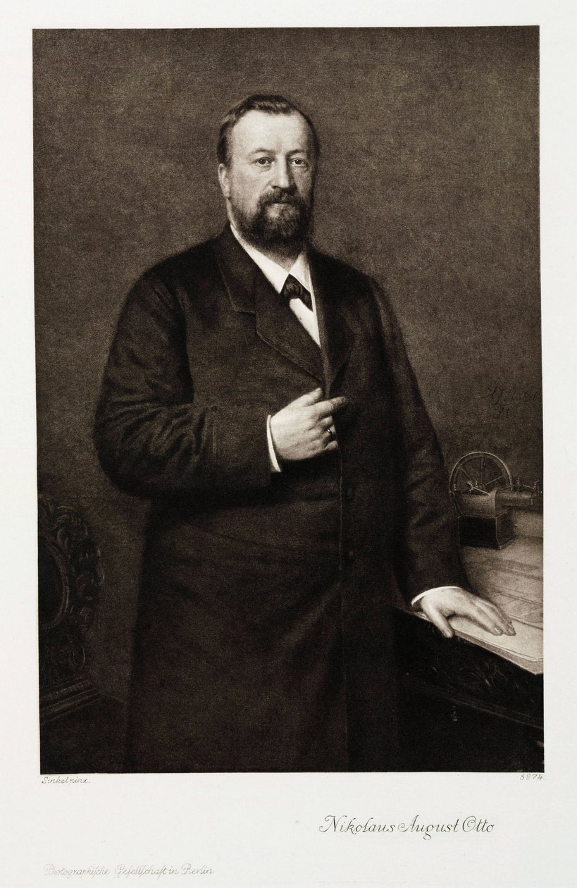 Nikolaus August Otto, Alman mühendis, 1870