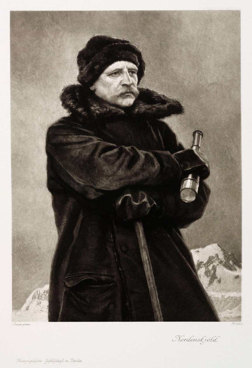 Nils Adolf Erik Nordenskjold, İsveçli jeolog ve arktik kaşif, c 1880'ler by Unbekannt