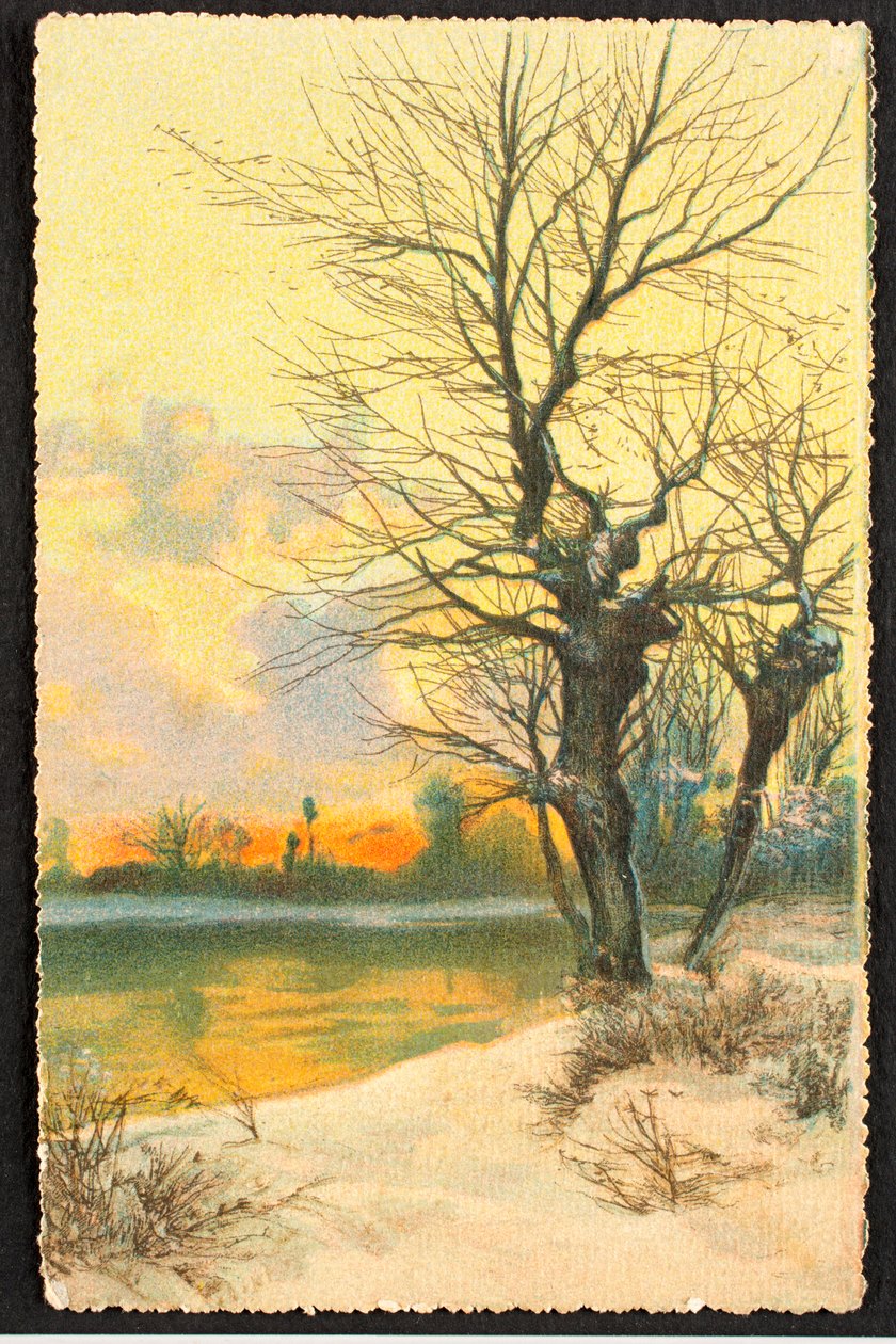 Eski kartpostal/Kış manzarası by Unbekannt