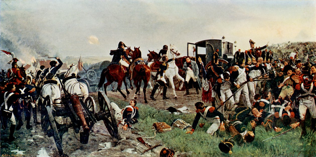 Waterloo Savaşı akşamı by Unbekannter Künstler