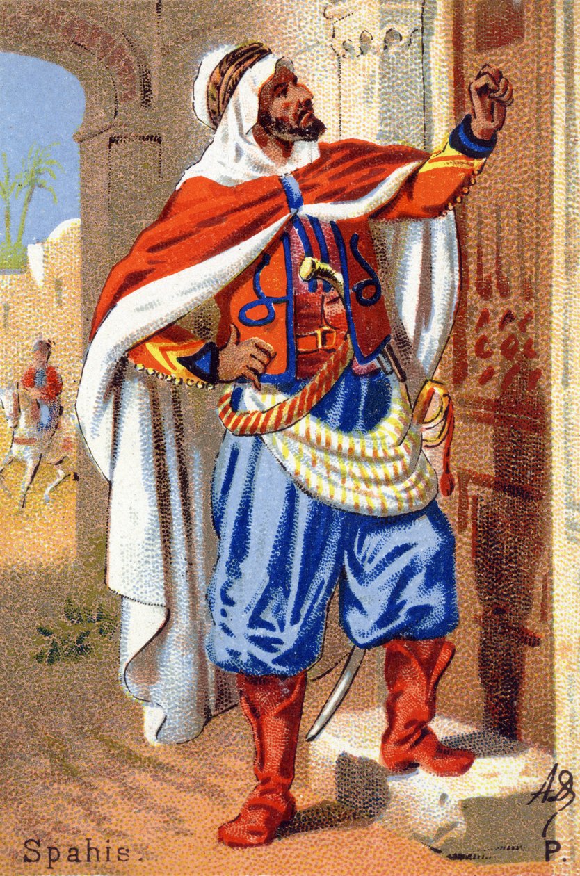 P: Spahiler. "Askeri Alfabe" gravürü. Illustrator