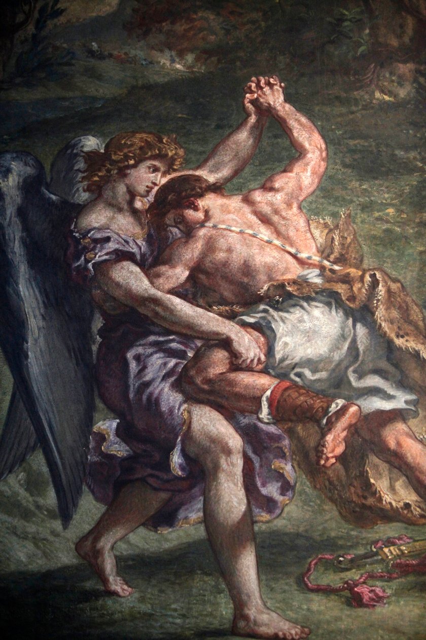 Eugene Delacroix tarafından Saint Sulpice bazilikası, Paris