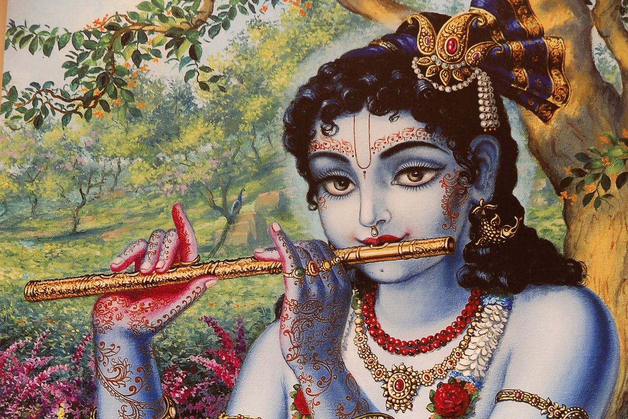 Hindu tanrısı Krishna