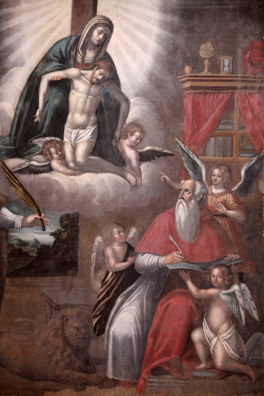 Tricase kilisesinde boyama: Saint Mark İncil