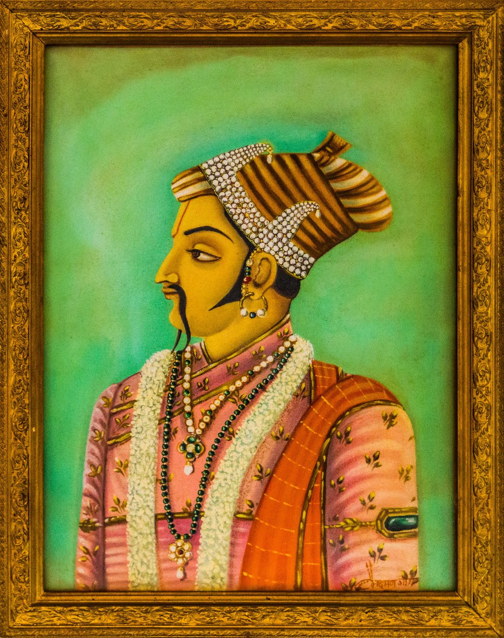 Şehir Sarayındaki Maharajaların Resimleri, Jaisalmer, Thar Çölü'ndeki egzotik bir şehir, Jaisalmer, Rajasthan, Hindistan, Asya (fotoğraf) by Unbekannter Künstler