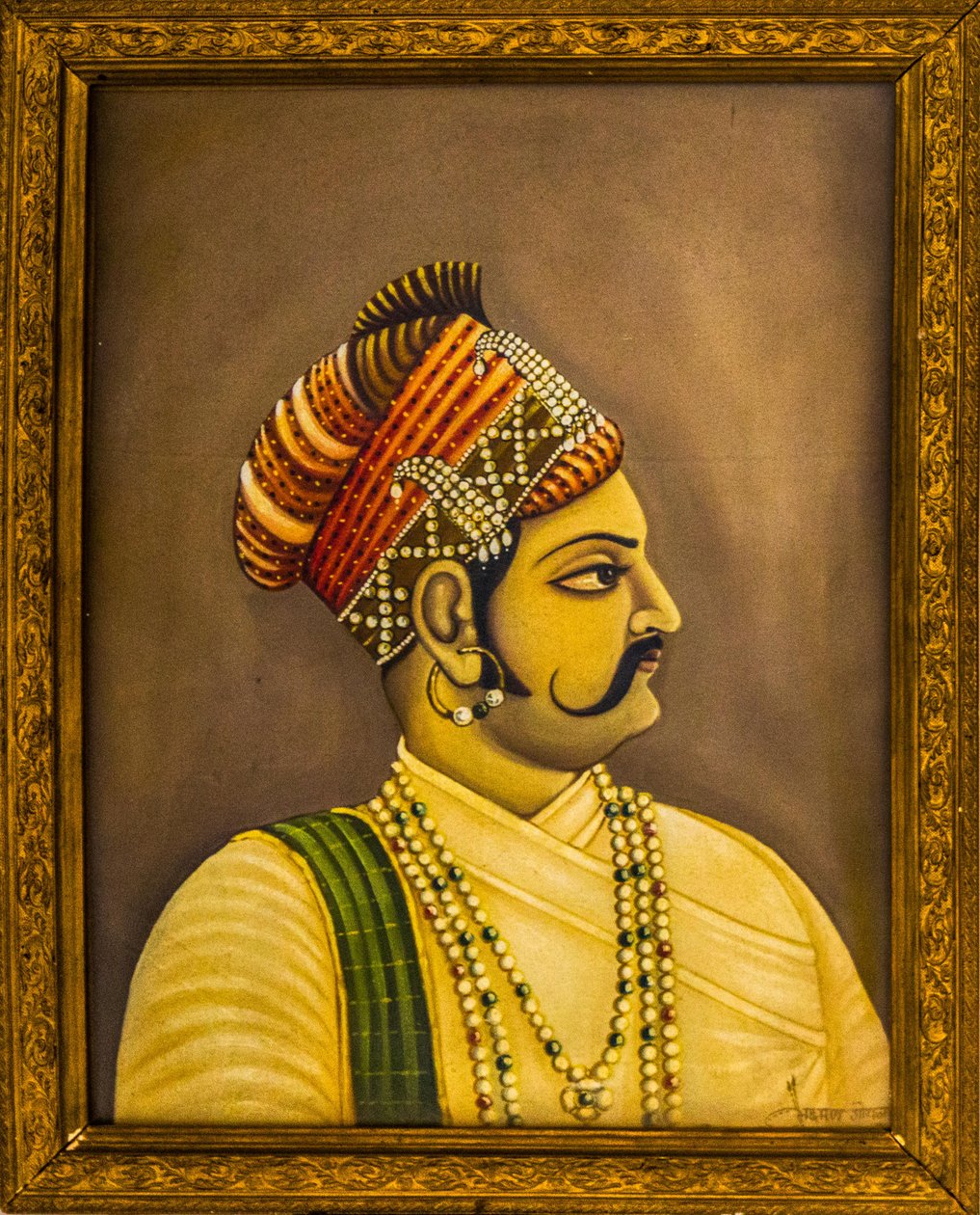 Şehir Sarayındaki Maharajaların Resimleri, Jaisalmer, Thar Çölü'ndeki egzotik bir şehir, Jaisalmer, Rajasthan, Hindistan, Asya (fotoğraf) by Unbekannter Künstler