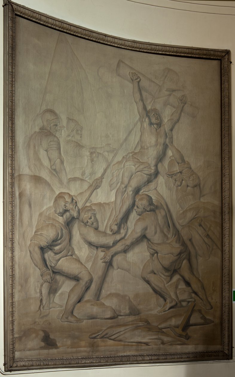 Bölge kilisesi (L'Eglise Saint Julien). İç mekan. Koro. by Unbekannter Künstler