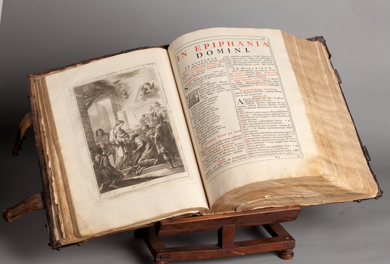 Parish müzesi. Latince Missal. Joachim Ballester