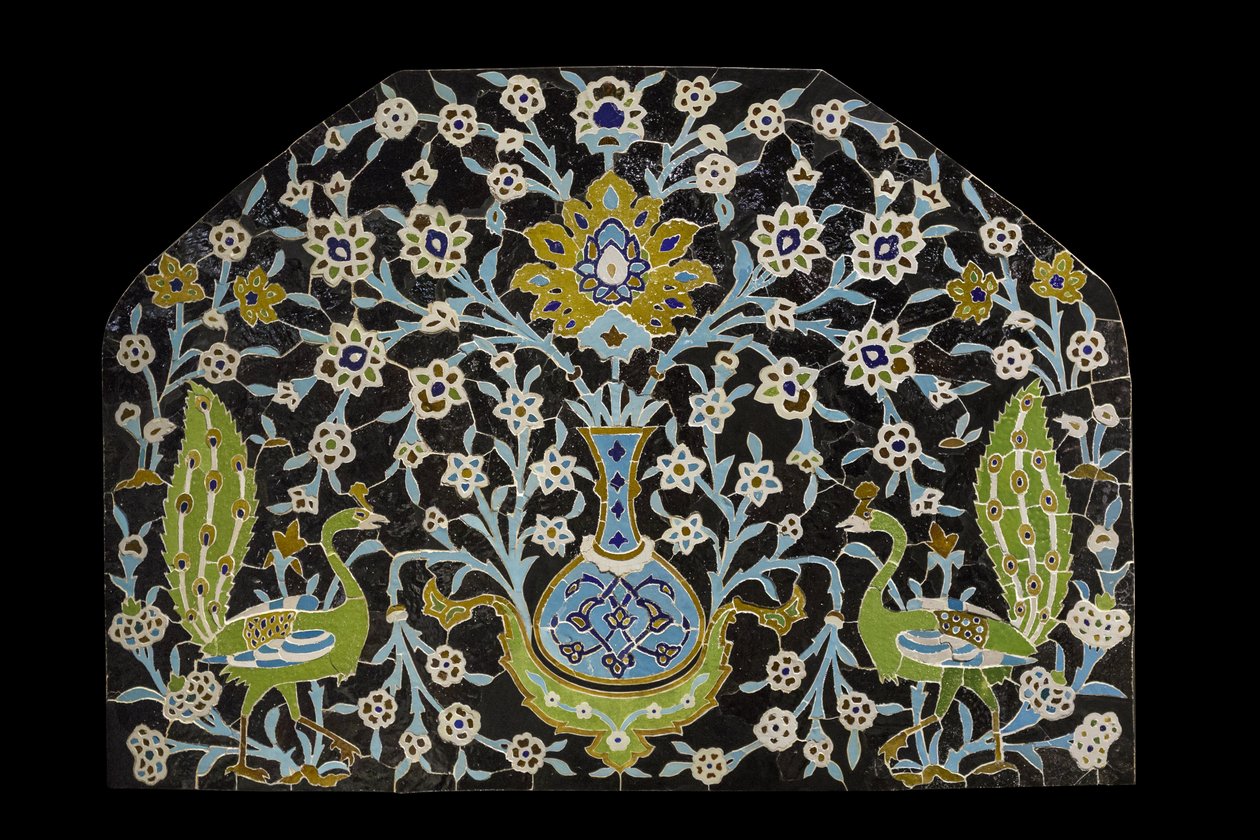 Tavus kuşu paneli. İran, İsfahan (?) by William M. Timlin