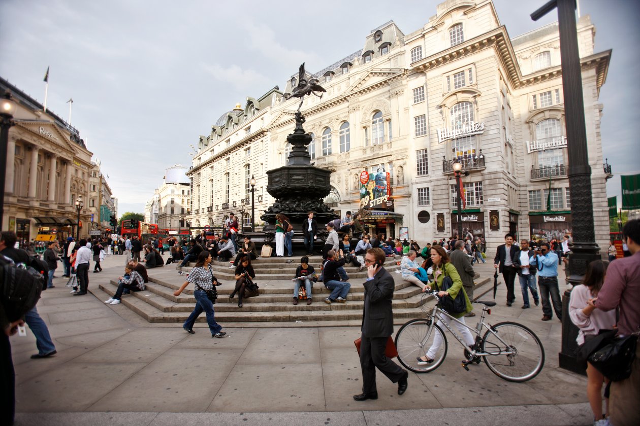 Piccadilly Circus, Londra (fotoğraf) by Unbekannt