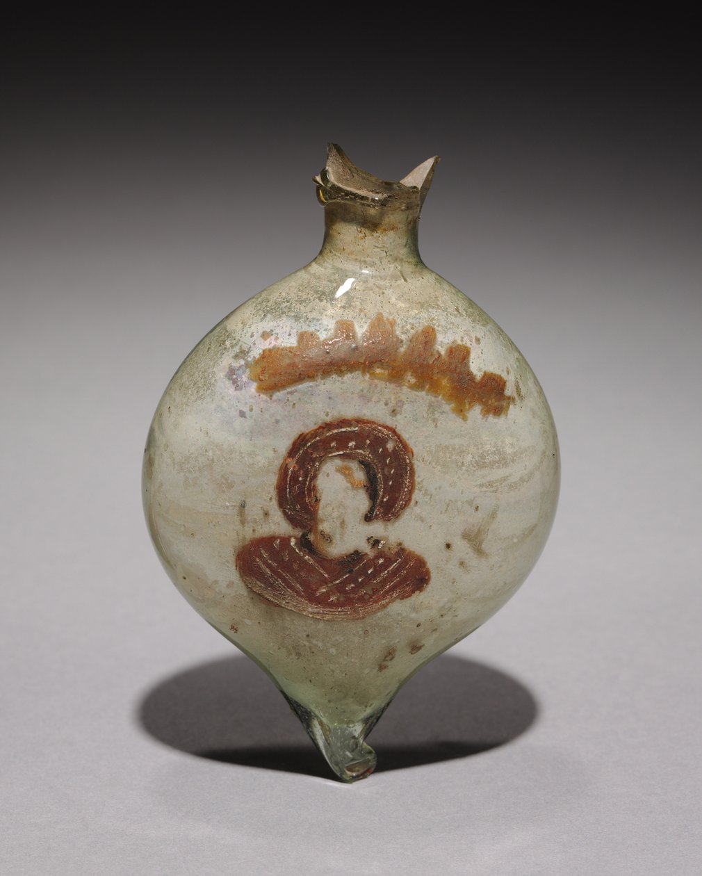 Nimbed Figürlü Pilgrim Şişesi, c.400-600 by Unbekannt
