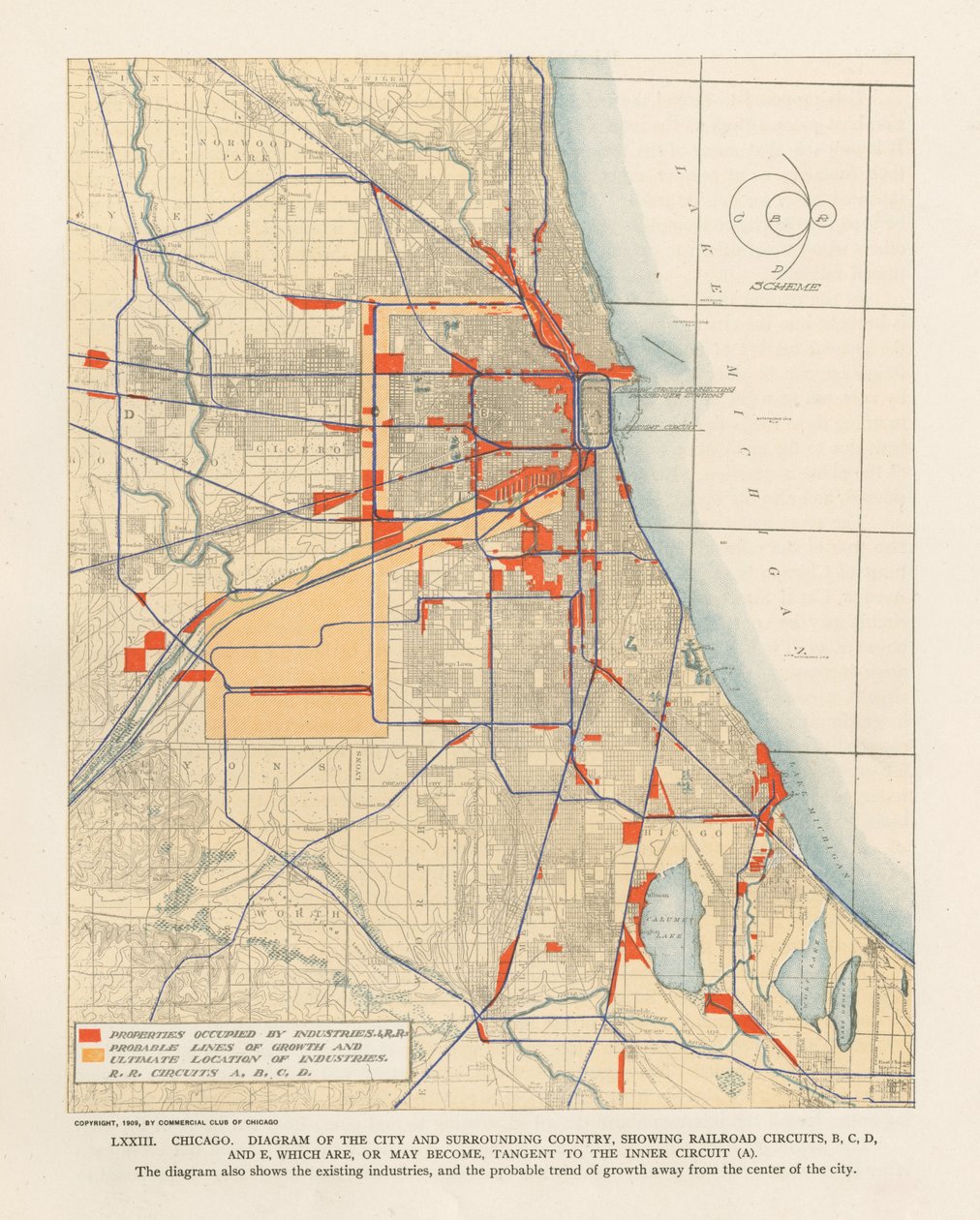 Chicago Planından LXXIII Plakası by Unbekannt