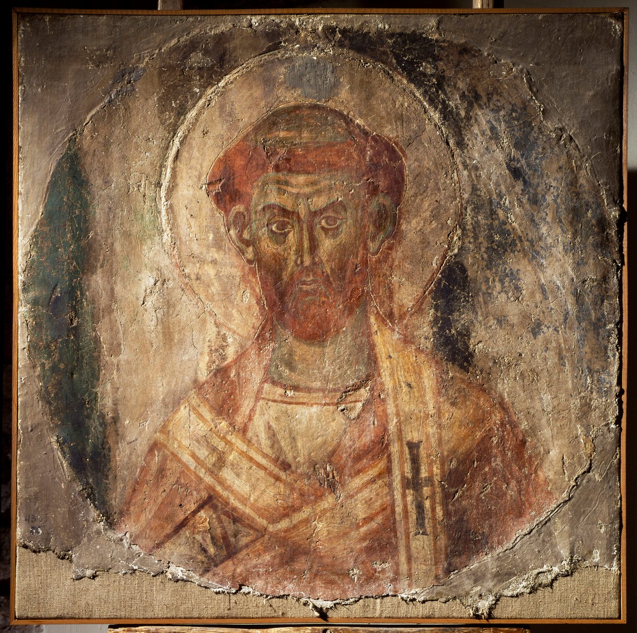 Papa Anacletus (veya Cletus) (fresk, 5. yüzyıl) by Unbekannter Künstler