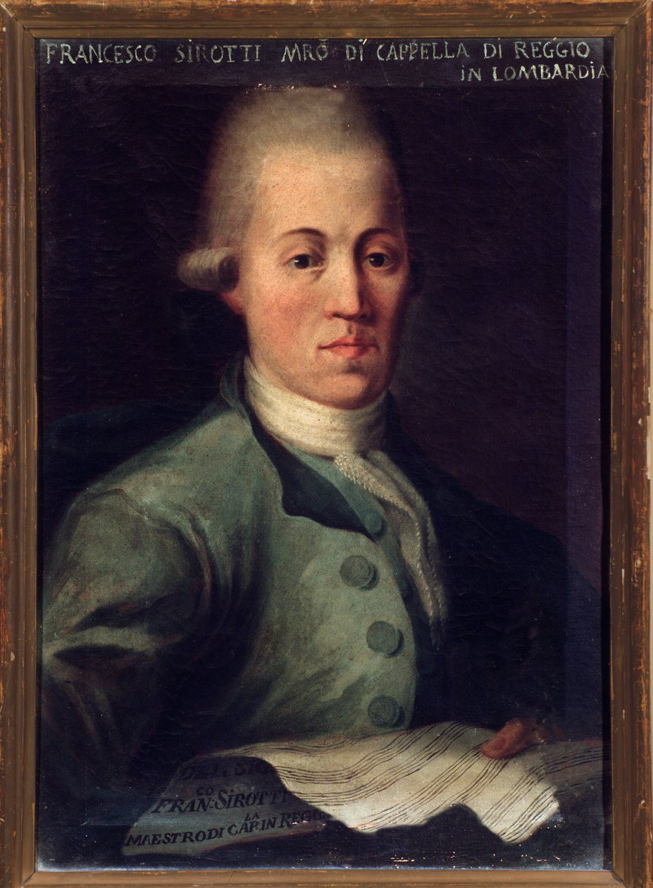 Francesco Sirotti'nin portresi (resim) by Unbekannter Künstler