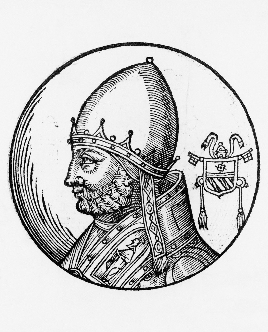 Nicholas III'ün Portresi (Giovanni Gaetano Orsini, yaklaşık 1216-1280) by William M. Timlin