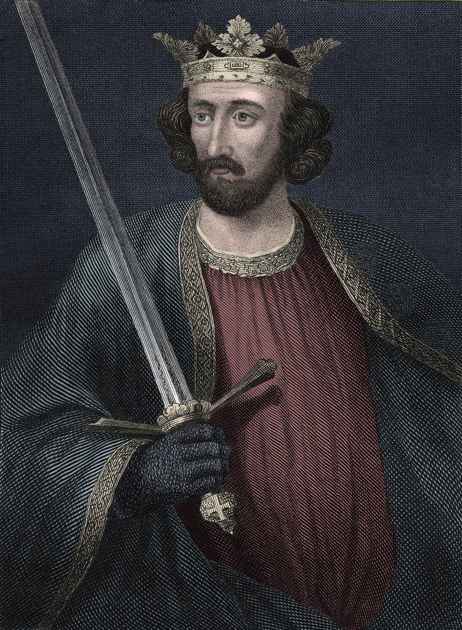 İngiltere Kralı I. Edward'ın Portresi (baskı) by Unbekannter Künstler