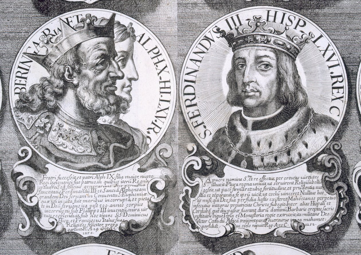 Kastilyalı Berengaria ve Kastilyalı III. by Unbekannt