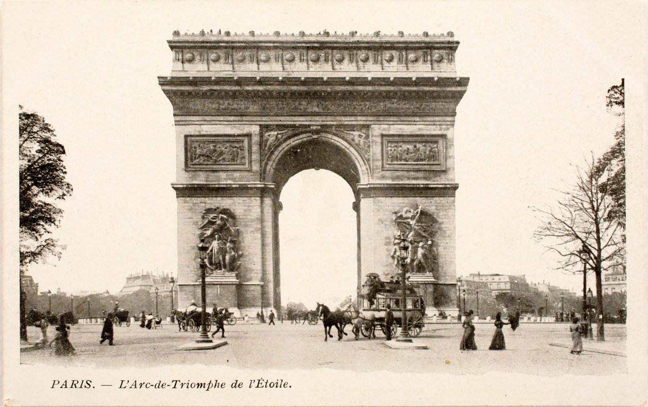 Kartpostal/Arc de Triomphe de l