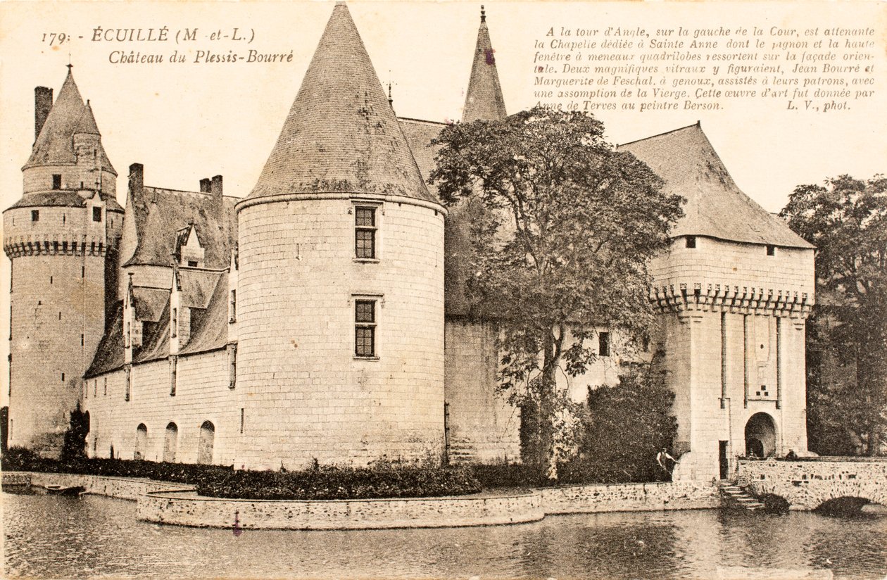 Kartpostal / Chateau de Plessis Bourre / Ecuille / Maine et Loire / Pays de Loire / Fransa by William M. Timlin