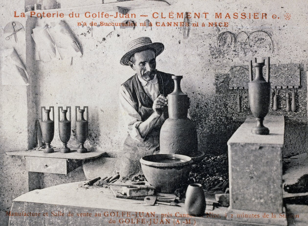 Clement Massier (1844-1917), Poterie de Golf-Juan