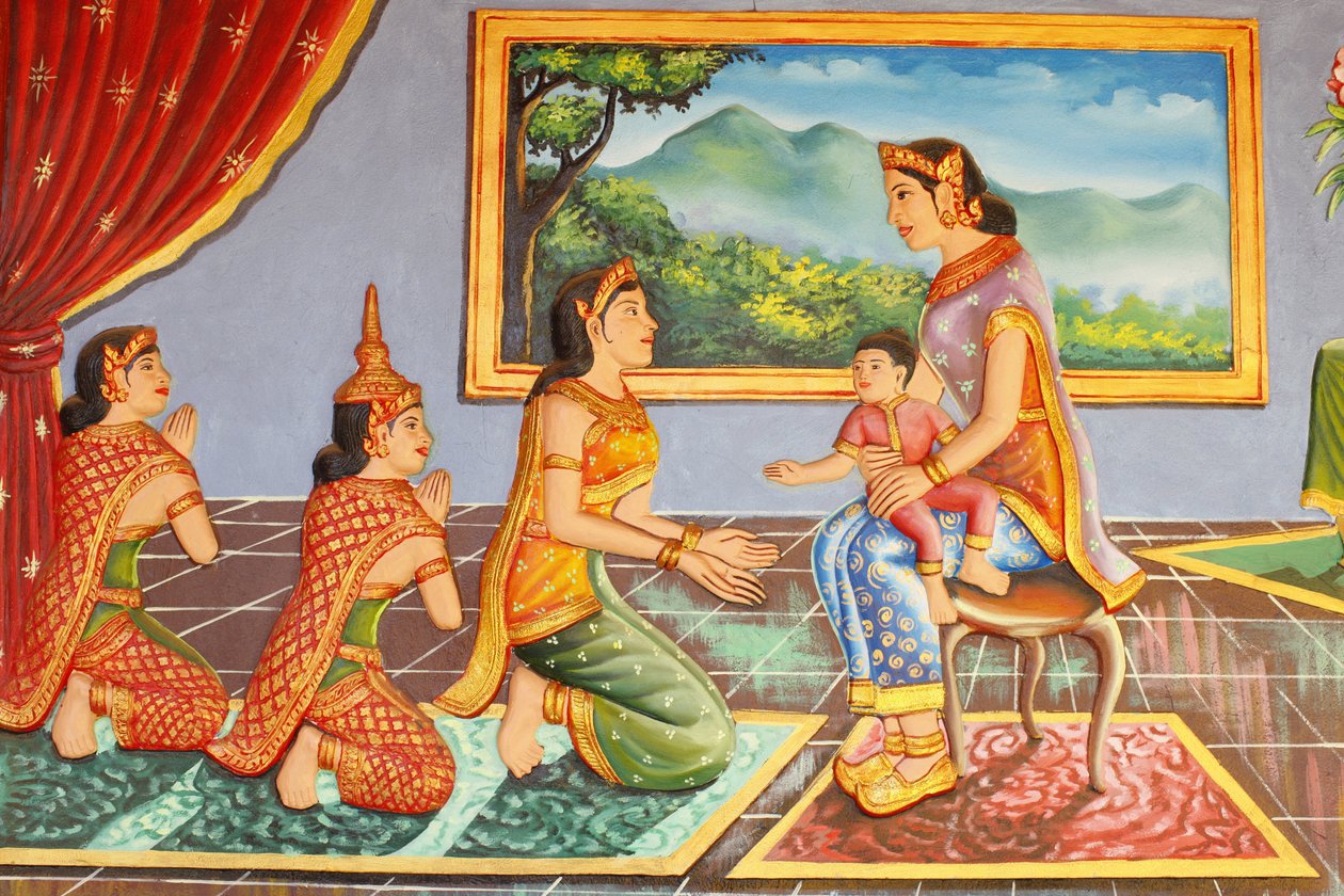 Preah Prom Rath ManastırıBuda