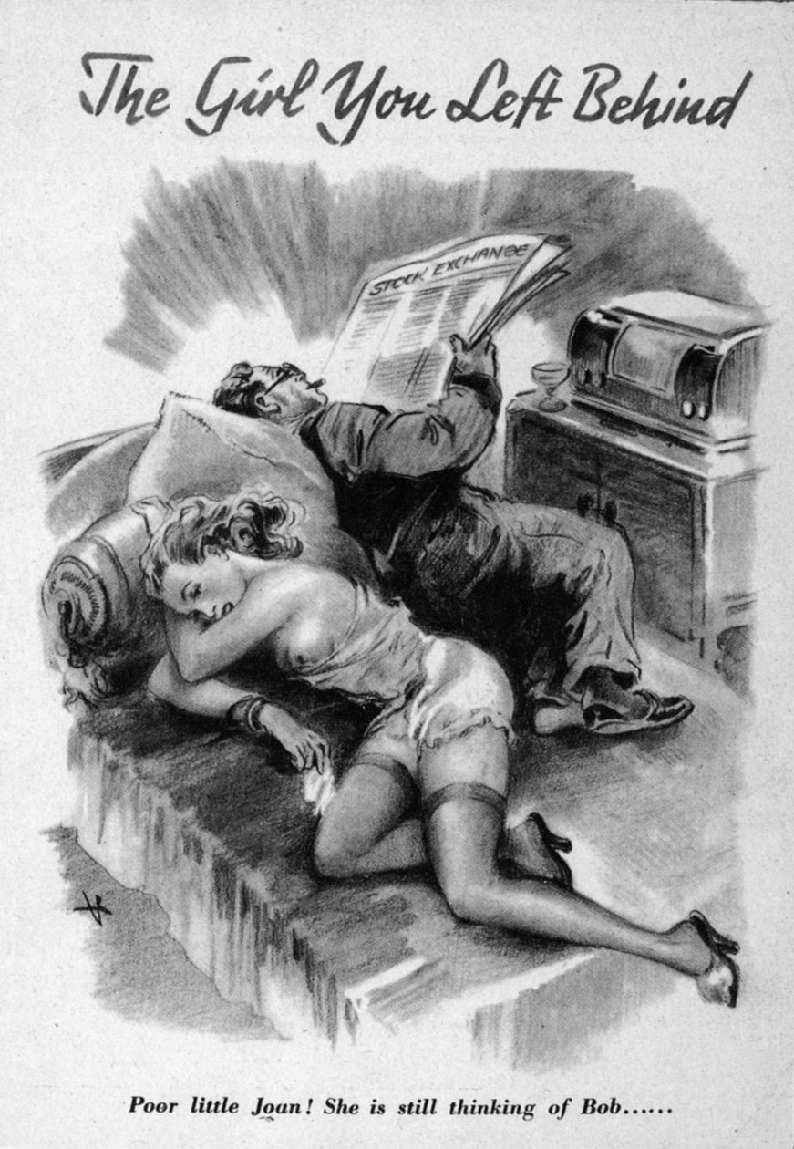 Propaganda. Geride bıraktığın kız. 1941 by Unbekannt