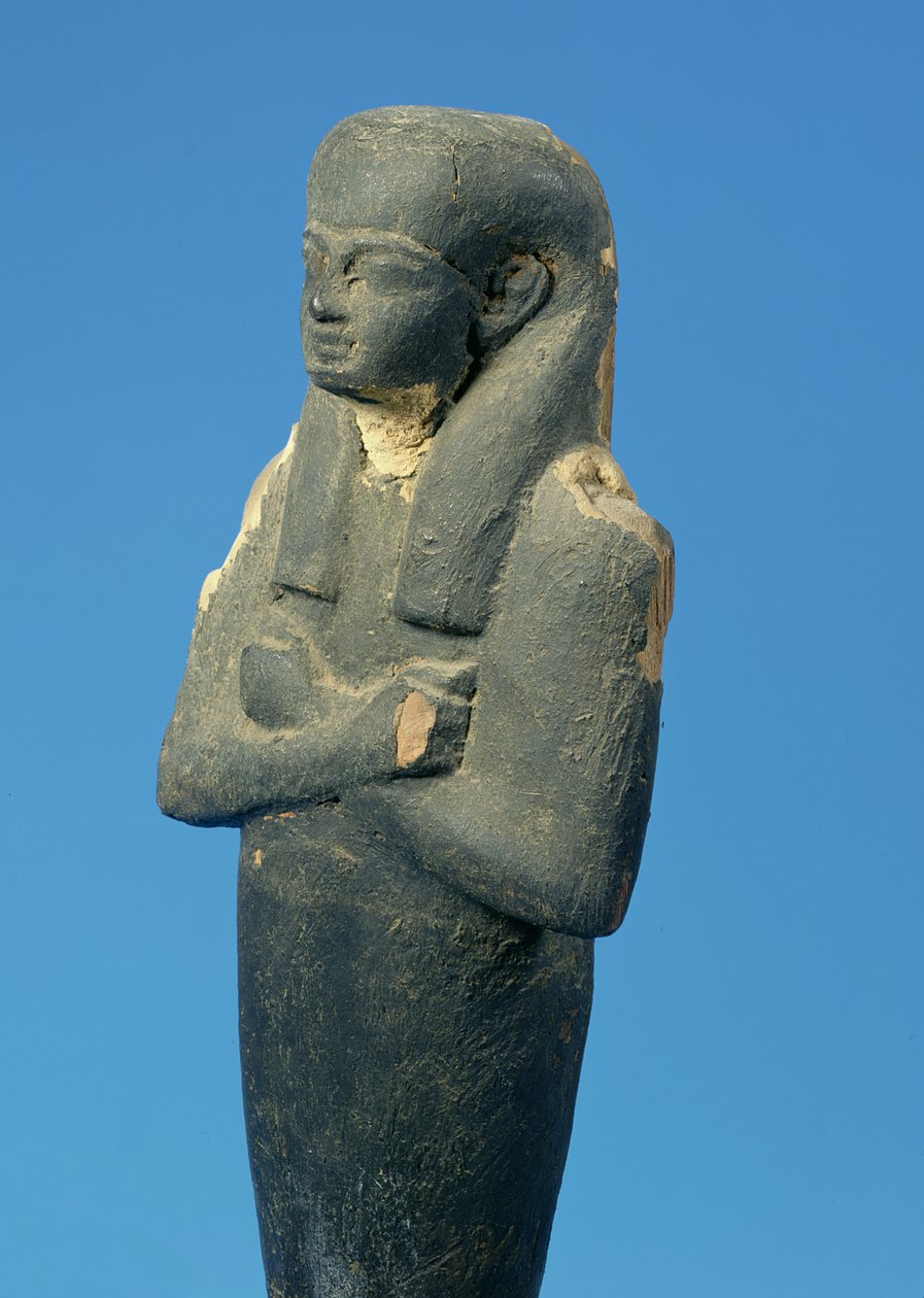 Üç parçalı peruklu ve çapraz kolları olan Ptah-Sokar-Osiris figürü, Mısır, 21.-22. Hanedan, MÖ 900 dolayları (ahşap) (83306) by Unbekannt