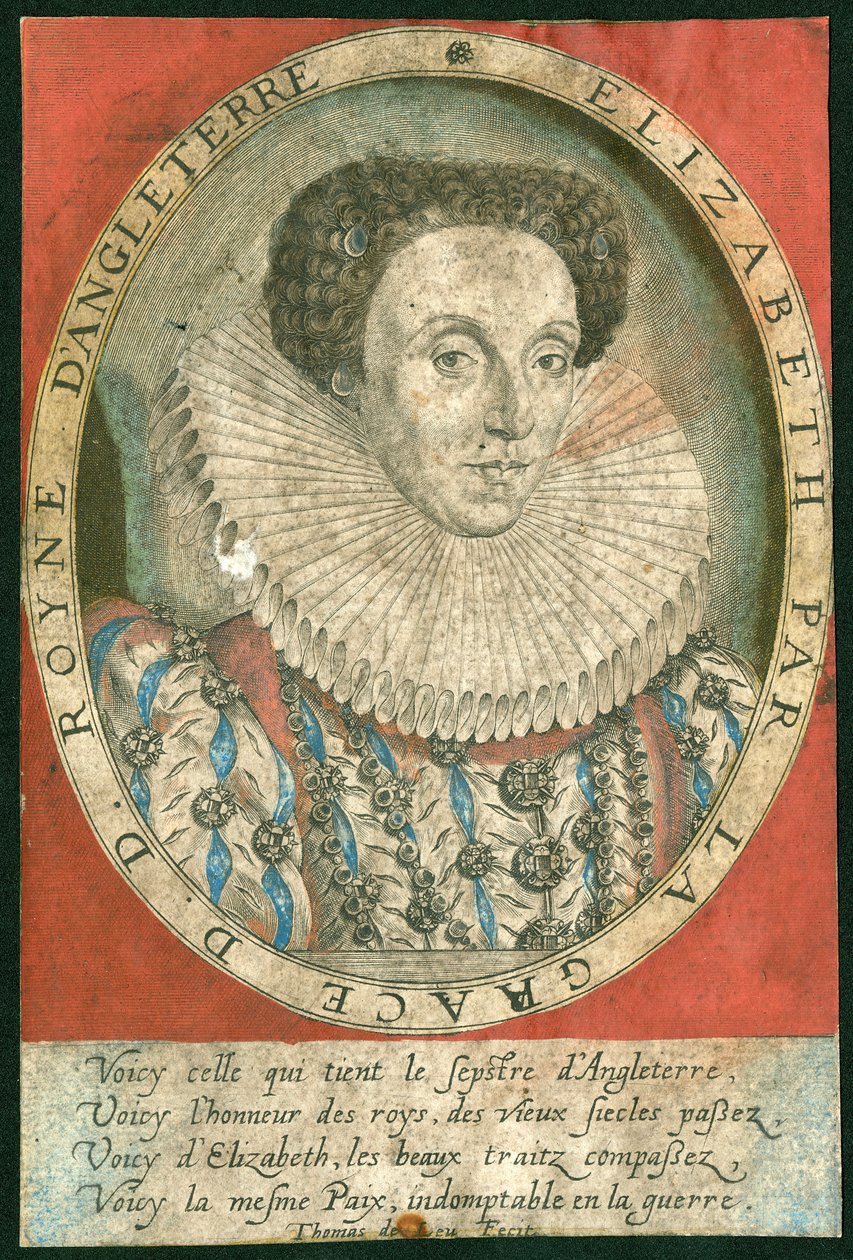 Kraliçe I. Elizabeth by Unbekannter Künstler