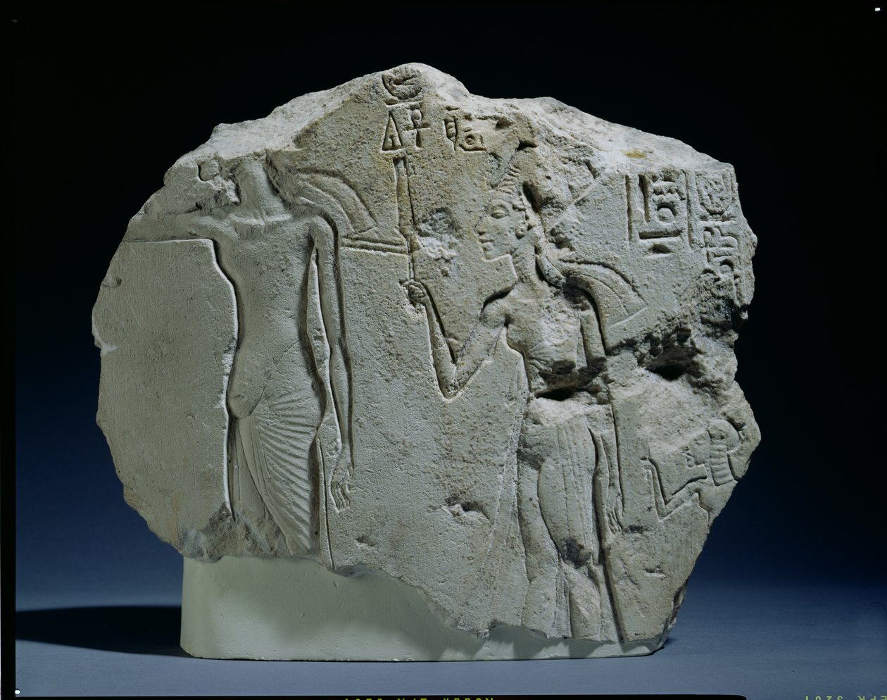 Nubian Askerinin Yaylı Rölyefi, Amarna (kireçtaşı) by Unbekannt