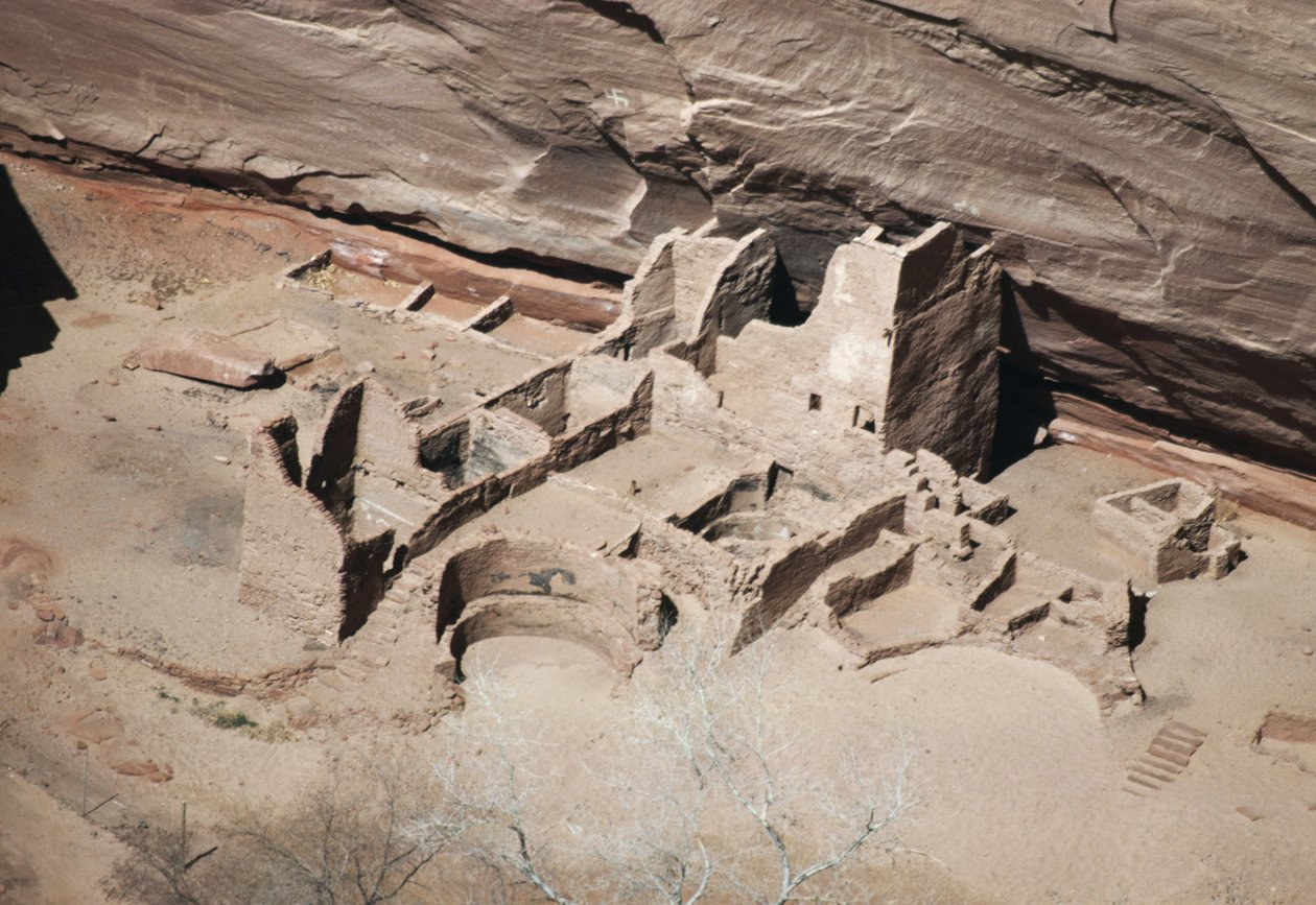 Antilop Evi Kalıntıları, Canyon de Chelly Ulusal Anıtı, Navajo Indian Reservation, Arizona, ABD (fotoğraf) by Benjamin Baud