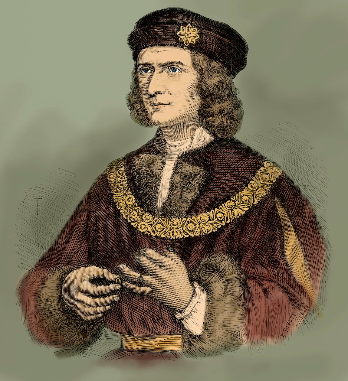 Richard III İngiltere Kralı (gravür) by Unbekannter Künstler