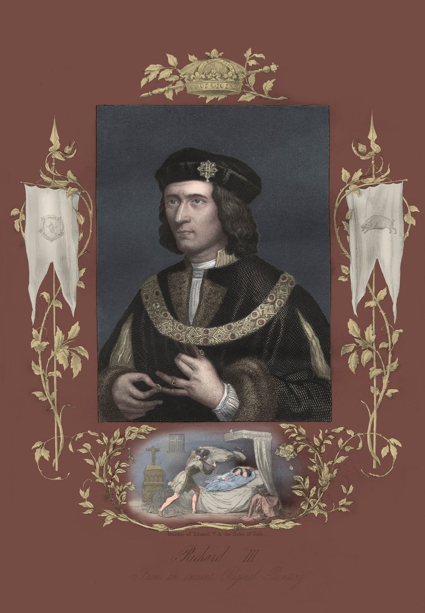 İngiltere Kralı III.Richard (baskı) by Unbekannter Künstler