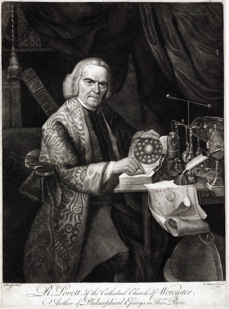 Richard Lovett, İngiliz fizikçi, c 1750-1780 by Unbekannt