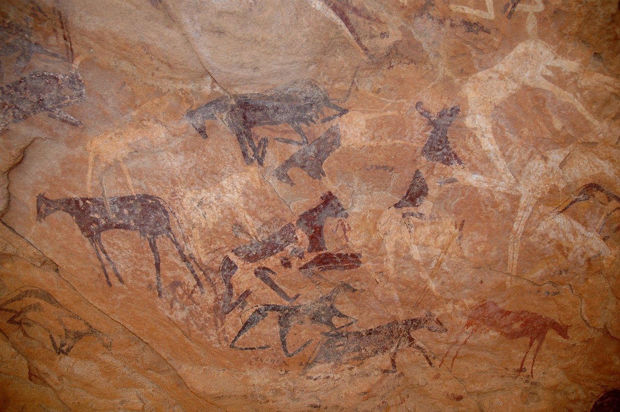 Kaya sanatı, Tarih Öncesi: Sığır kaya resmi, Sudan
