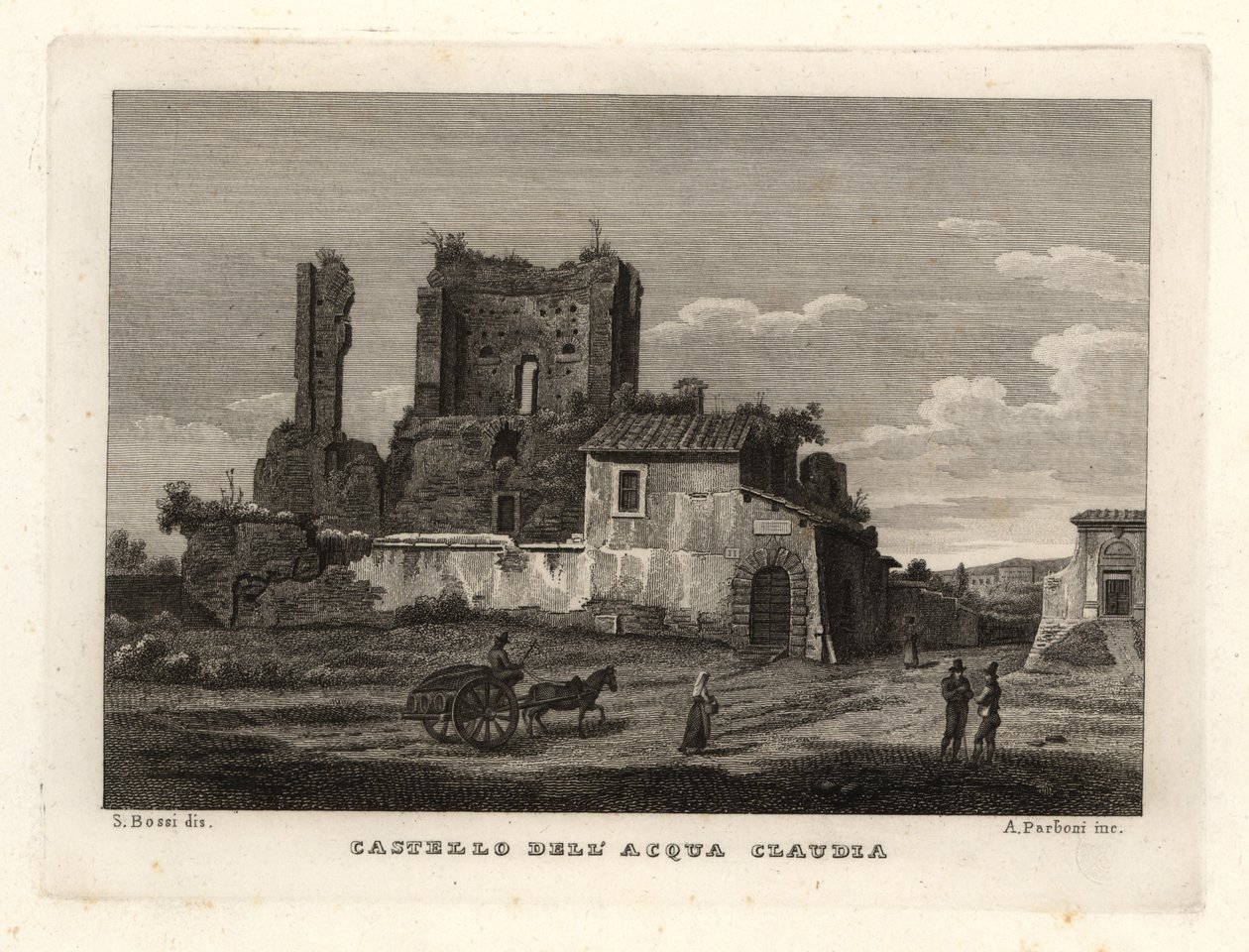 Aqua Claudia su kemeri kalıntıları, Castelo dell