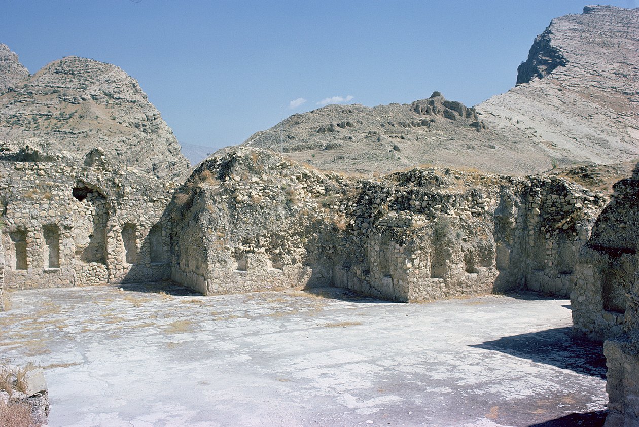 Kral I. Şapur Sarayı Harabeleri (241-72), Sasani (fotoğraf) by Unbekannt