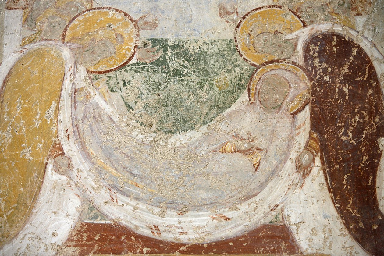 Saint-Savin Manastırı Romanesk Tablosu: Cenaze, Saint-Savin-sur-Gartempe, Fransa by Unbekannt