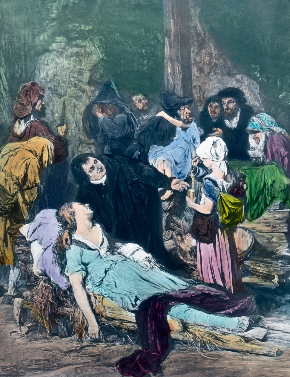 Protestan reformcu Martin Luther'in hayatından bir sahne by Unbekannter Künstler