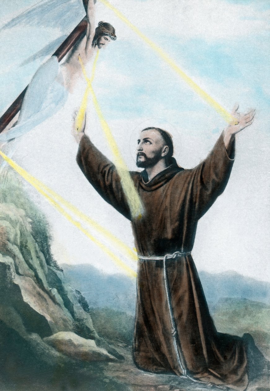 Assisi'li Aziz Francis'in yaşam sahnesi by Unbekannter Künstler