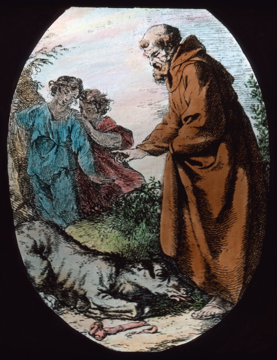 Assisi'li Aziz Francis'in yaşam sahnesi by Unbekannter Künstler