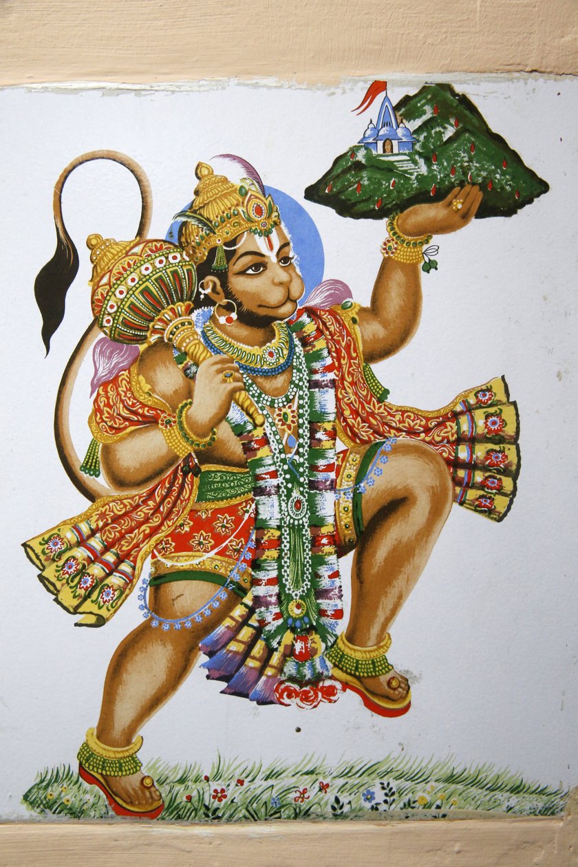 Shree Hindu tapınağı, Leicester. Hanuman. Birleşik Krallık by Unbekannt