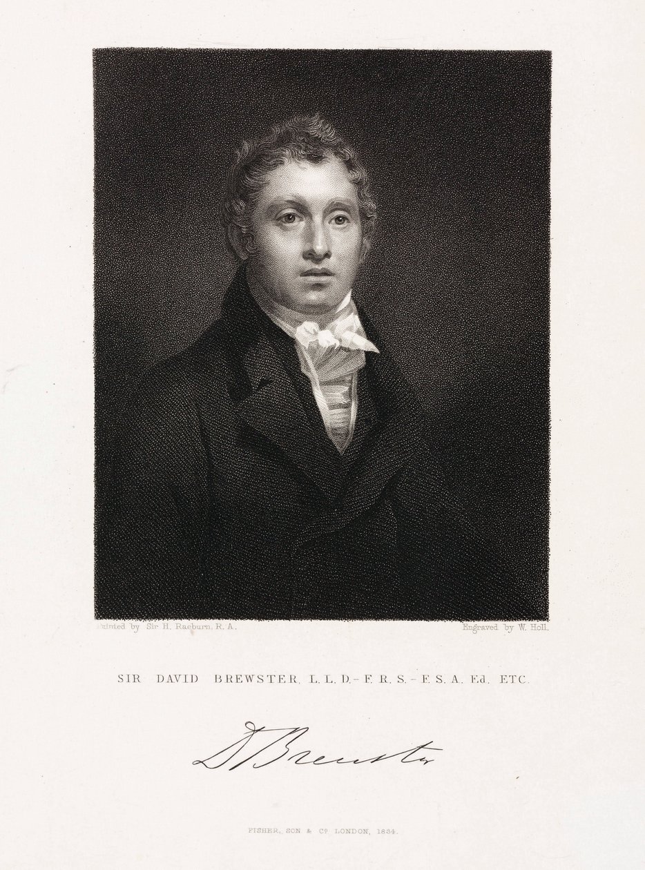 Sir David Brewster, İskoç fizikçi by Unbekannt