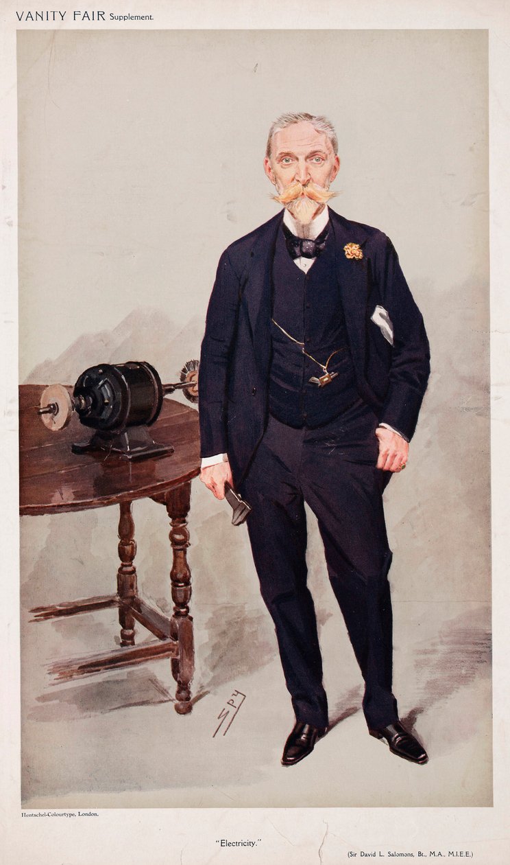 Sir David Salomons, İngiliz otomobil öncüsü by Unbekannt