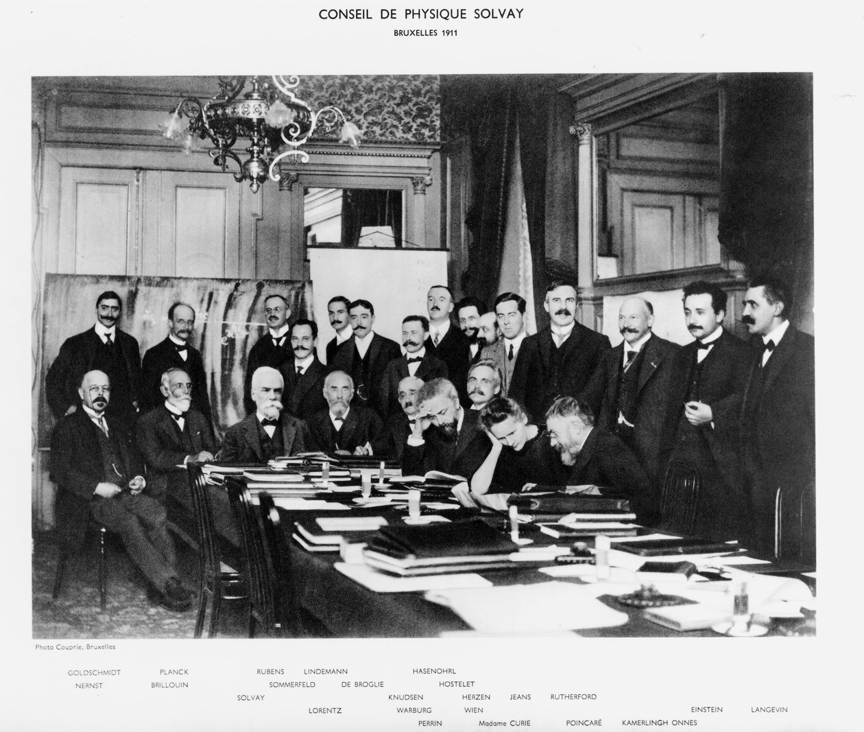 Solvay Konferansı, Brüksel by Unbekannt