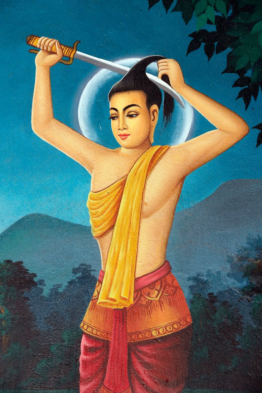 Srahchork Budist Manastırı. Shakyamuni Buddha