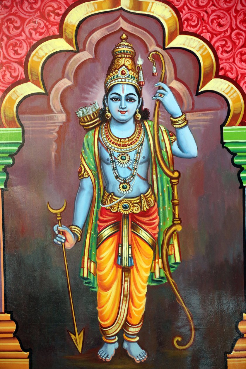 Sri Vadapathira Kaliamman Hindu tapınağı. Vishnu
